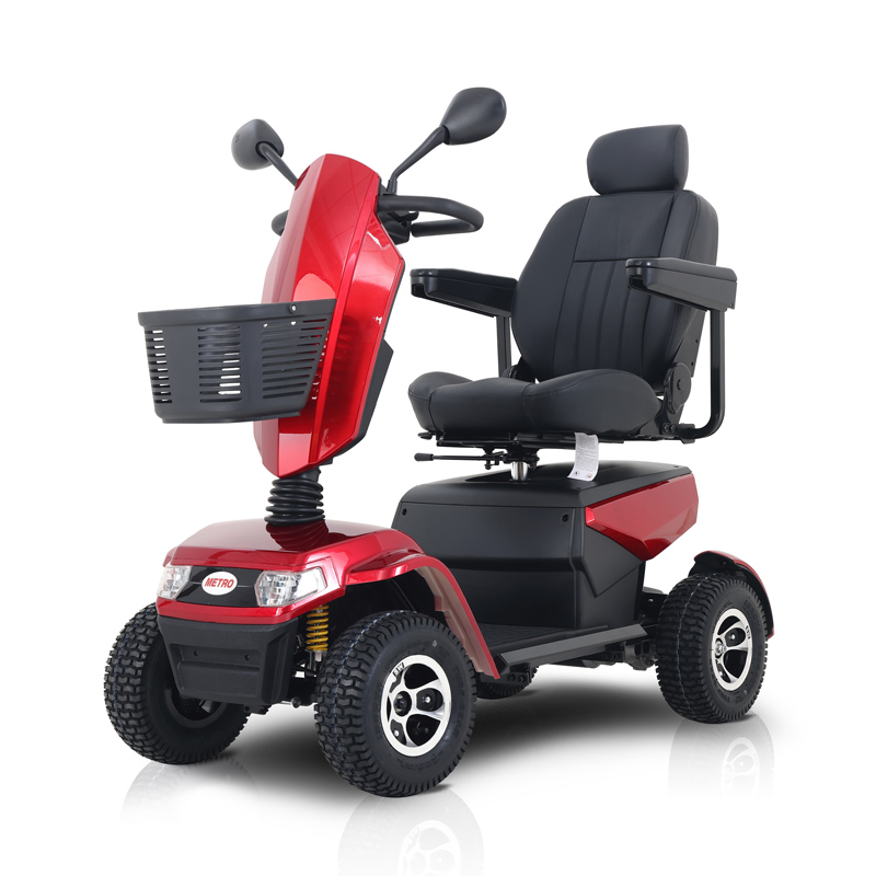 S70 grande taille puissamment 1000W 4 roues électriques de mobilité scooter pour les personnes âgées voyage