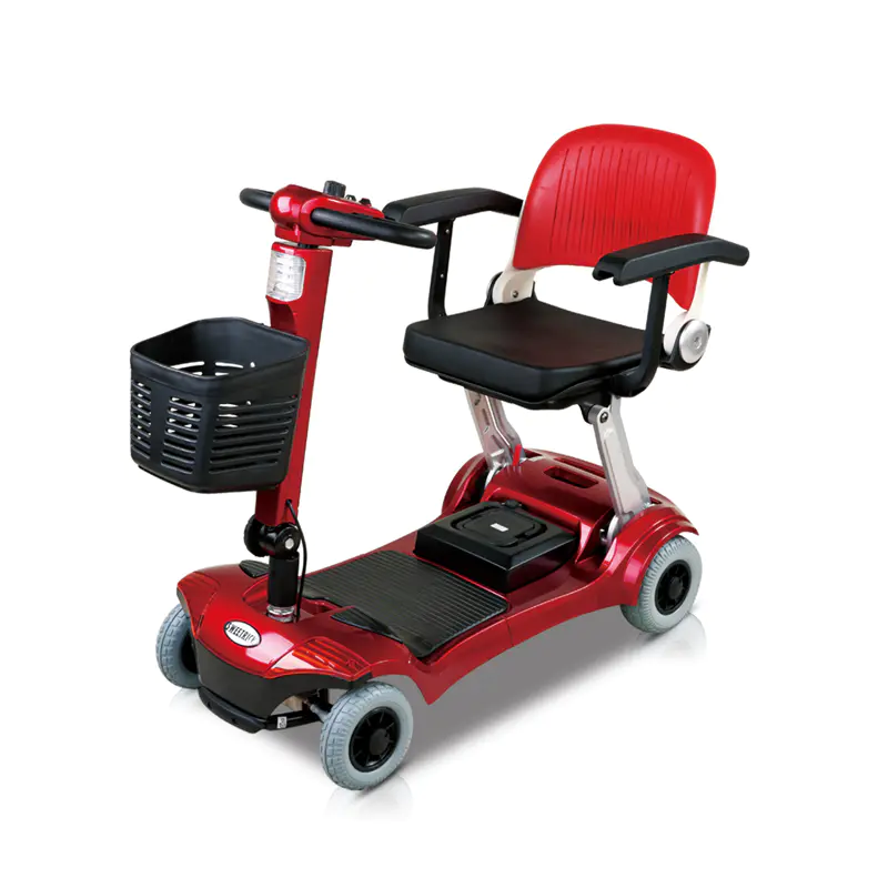 SW 1000F prêt à expédier des scooters de mobilité 9 pouces 4 roues scooters
