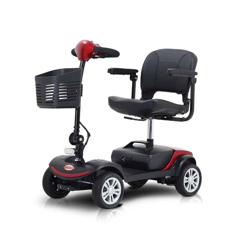 S1 Sport Easy Travel 4 Wheel Ultra Light Foldable Electric Mobility Scooter pour personnes âgées